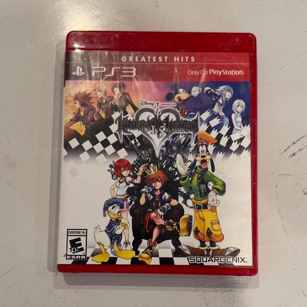 Kingdom Hearts HD 1.5 Remix for PS3 - Red Case